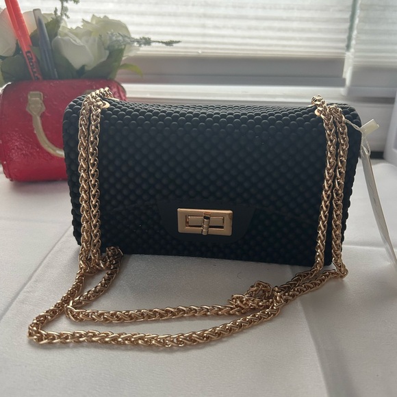 NWT black Jelly crossbody - Picture 1 of 5
